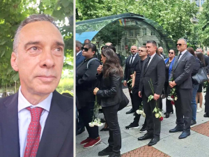 Стотици дойдоха да се простят с Любен Дилов-син